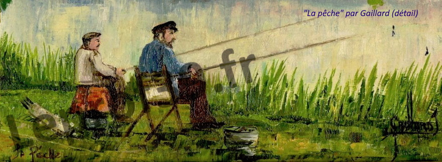 tableau pêche à la ligne